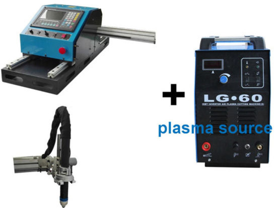 1-15mm төмөр хуудас нь зөөврийн CNC 100A Plasma Cutting Machine